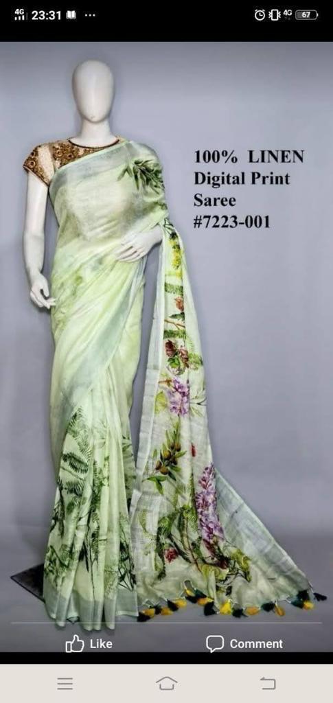 Digital Print Sarees