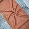 Pure Linen Fabric – Copper Brown | 60 Lea Handloom | 45" Width | Sold Per Meter
