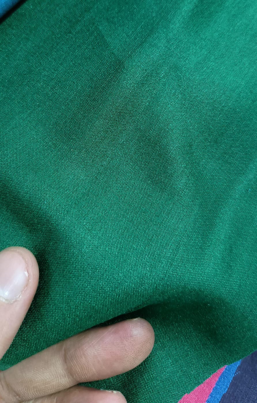 Tussar Staple Fabric – Steel Blue | 44" Width | Sold Per Meter
