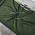 Pure Linen Shirting Fabric - Olive Green | 60 Lea Handloom | Width 45"