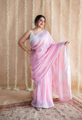 Handwoven Pure Linen Saree | Bhagalpur
