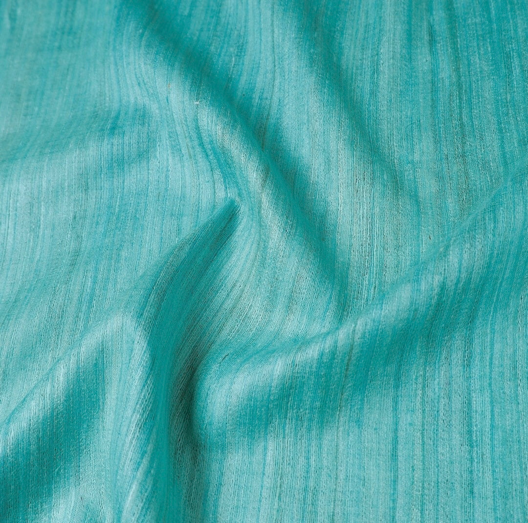 Pure Silk Handwoven Tussar Ghicha Fabric | Bhagalpur Handloom