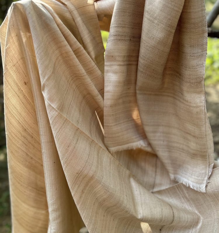 Ghicha Silk Natural Fabric – 100% Pure Silk | Handloom Woven