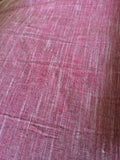 Pure Linen Suiting Fabric - Pink Melange