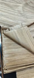 Handwoven Tussar Ghicha Silk Fabric | Natural Beige
