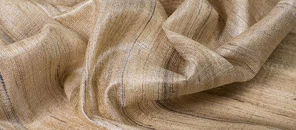 Handloom Desi Silk Fabric – Natural Beige | Bhagalpur Handwoven Silk