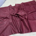 Handwoven Kota Silk Cotton Saree with Zari Strip Design