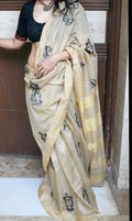 Handwoven kota silk Banswra sarees| Embroidery Saree |