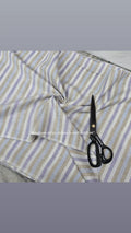 Handloom Pure Linen Fabric – Stripes