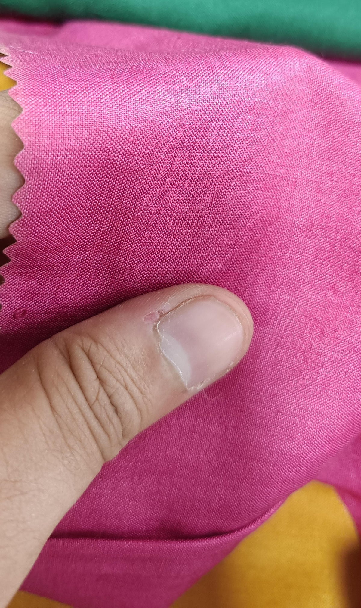 Natural Beige Tussar Munga Silk Fabric | Bhagalpur Handwoven
