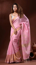 Handloom Pure Linen Saree