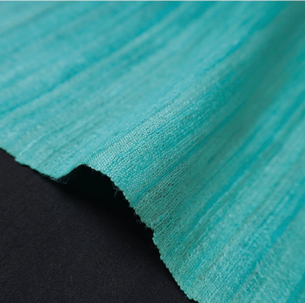 Pure Silk Handwoven Tussar Ghicha Fabric | Bhagalpur Handloom