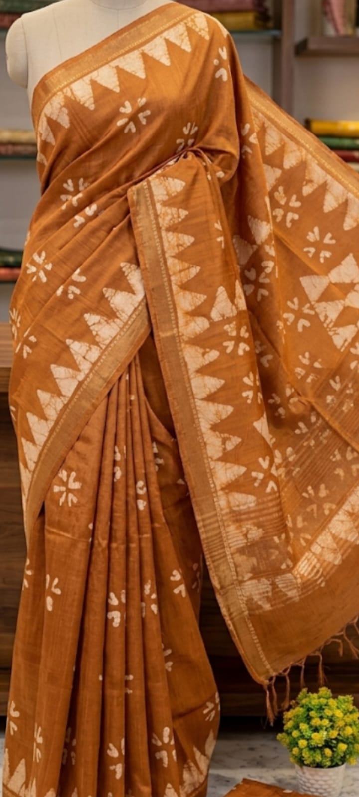 Handwoven Kota Silk Batik Print Saree Collection