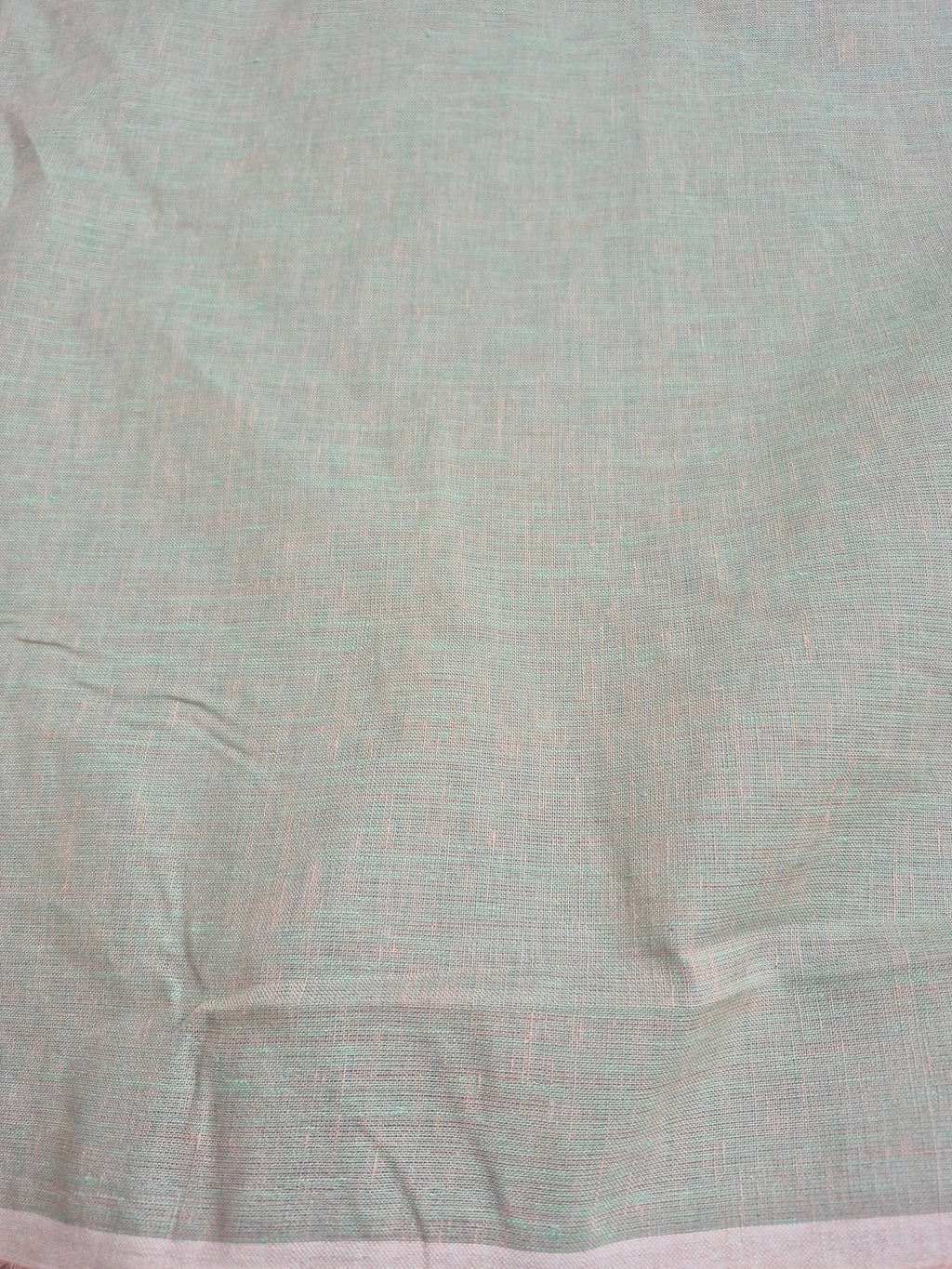 Mint Green Pure Linen Fabric | 100% Natural Linen Shirting