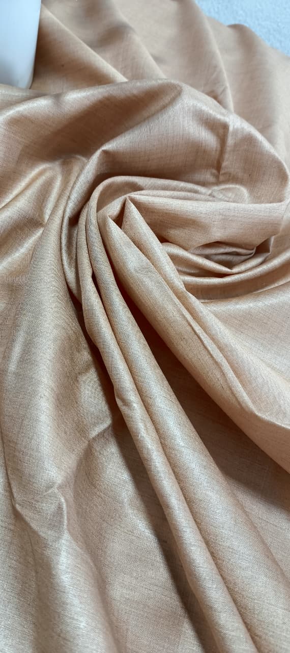 Tussar Munga Handloom Silk Fabric | 100% Pure Silk