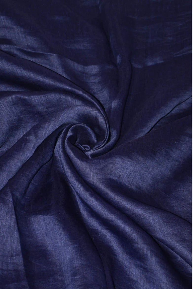 Handloom Silk Linen Fabric